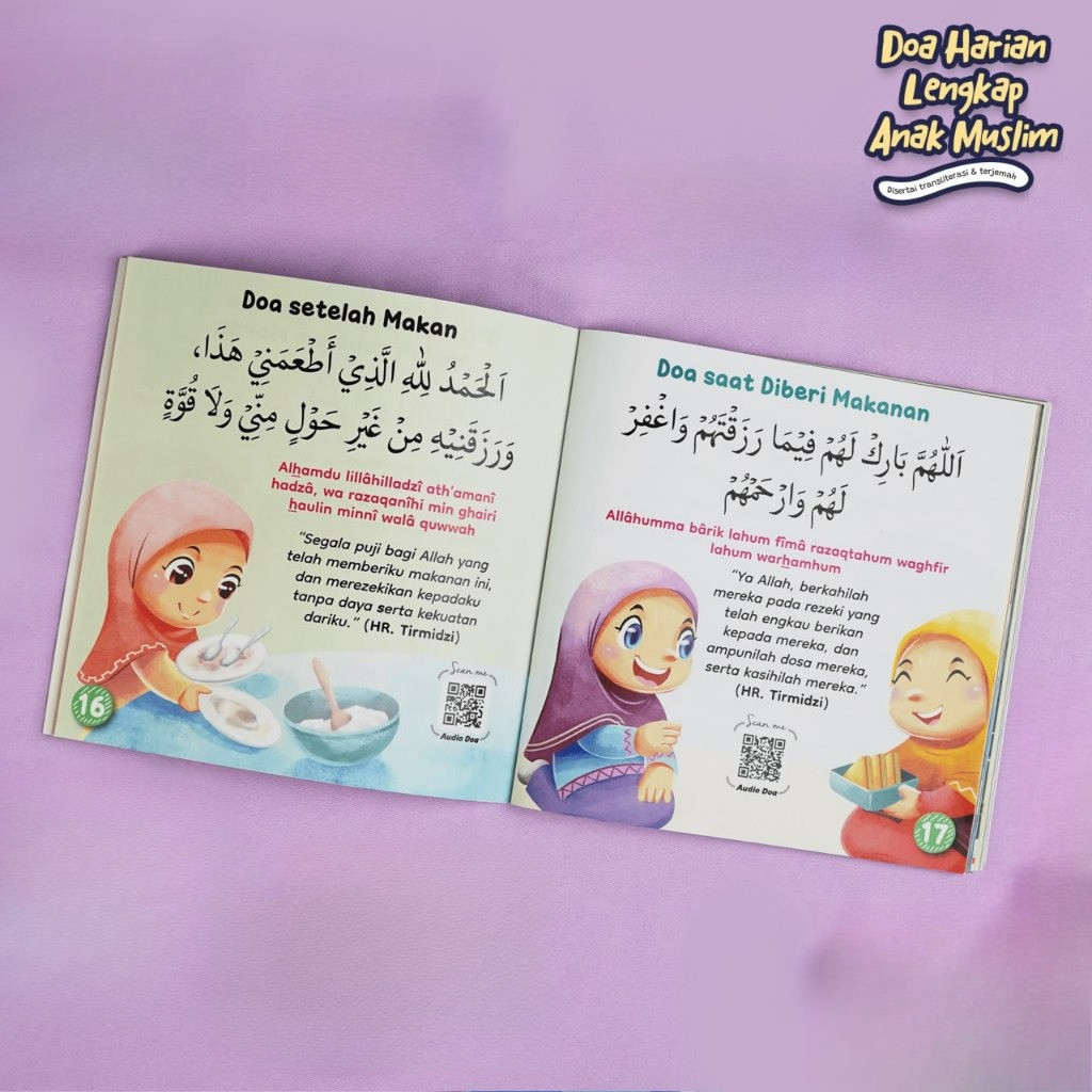 (Dilengkapi Audio Doa) - Doa Harian Lengkap Untuk Anak Muslim - Doa Sehari-hari Anak Superlengkap