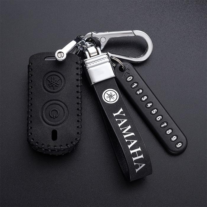 

Cover Kunci Motor Remote Yamaha Filano Fazzio NANX NVX / Y16 / Aerox / Xmax Car Kendaraan Penutup - Hitam