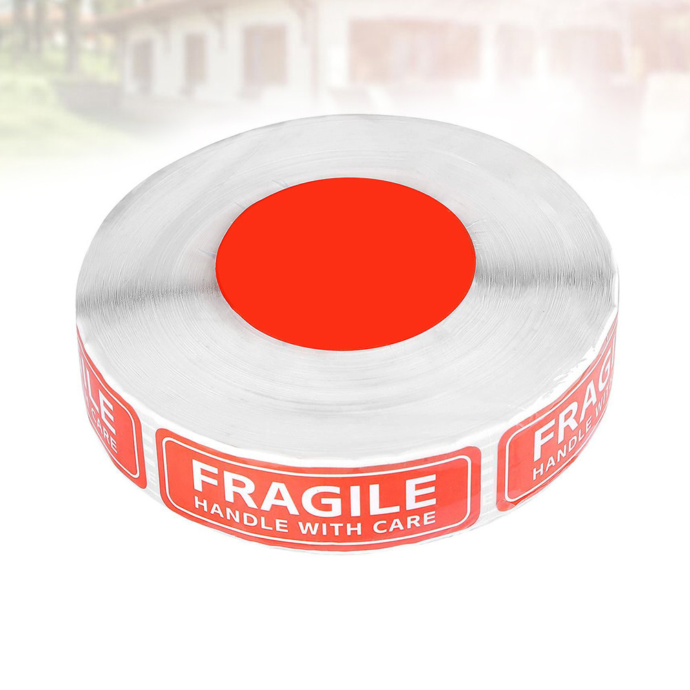

Fragile Sticker Adhesive Warning Sign Good Package Suitcase Tags Label Stickers Safe Transportation Strong Self Adhesive