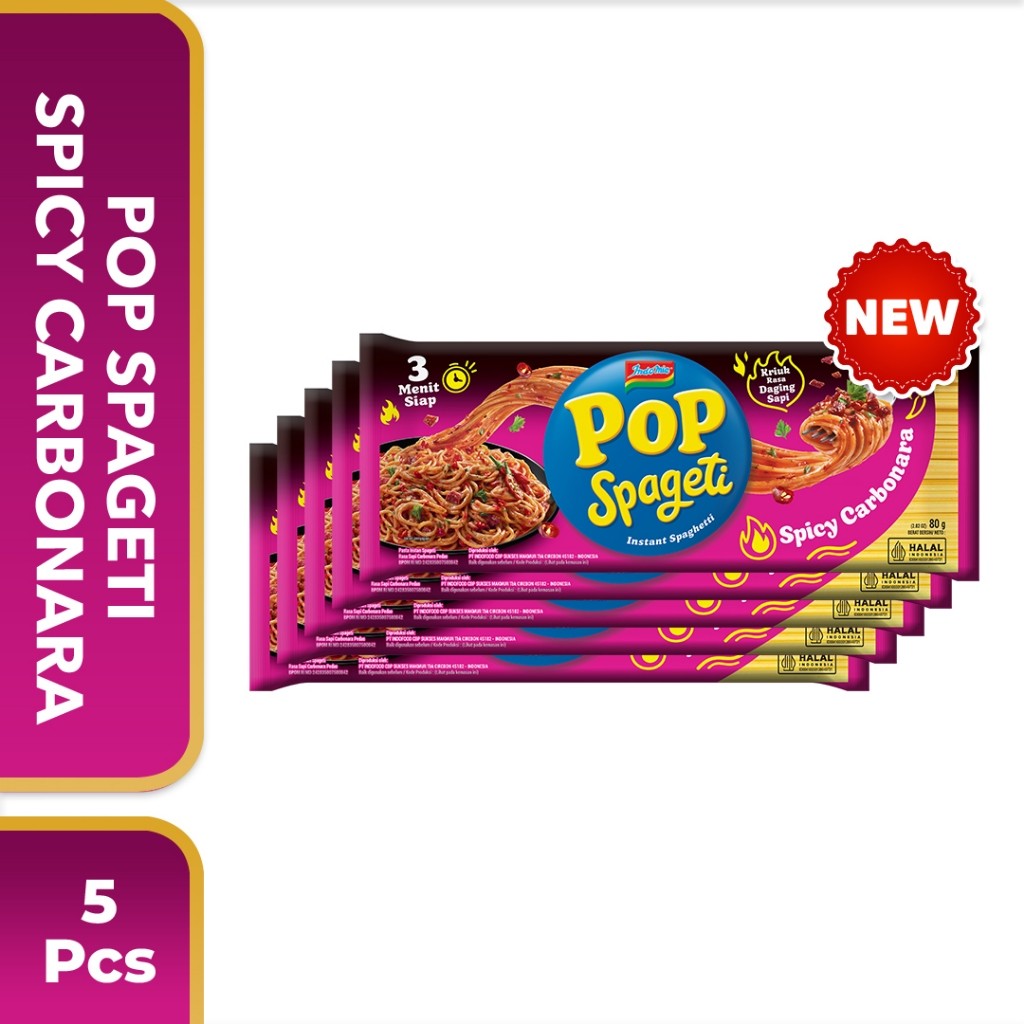 

5 PCS - Pop Spageti Spicy Carbonara 84 Gr