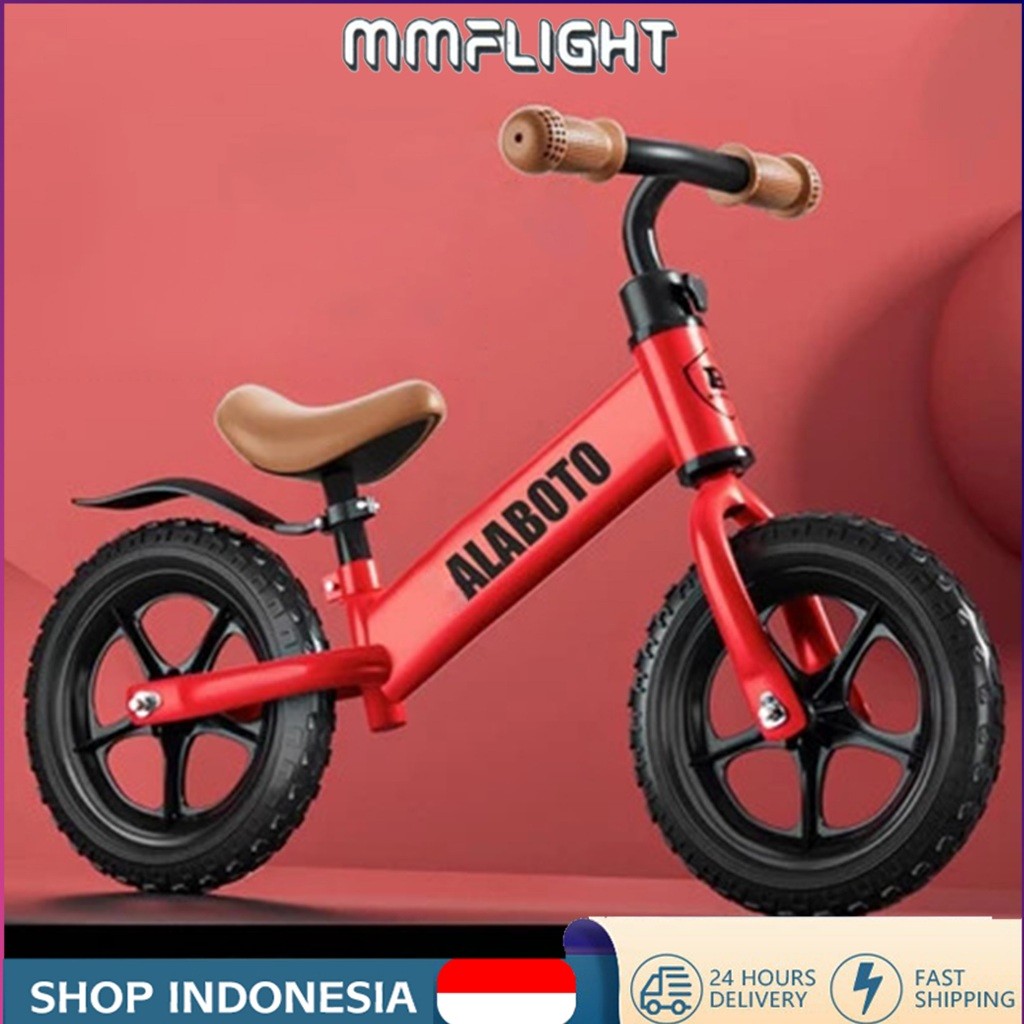 Mmflight Sepeda Anak 2 Tahun Balance Bike Sepeda Keseimbangan Anak Push Bike