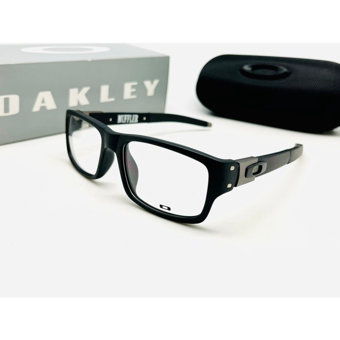 (COD) Kacamata Pria Oakley Muffler Sporty Paket Lensa Minus Photocromic