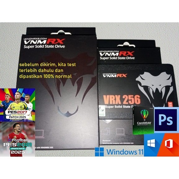 atelierautomobileengine Ssd VenomRX SSD 256GB SATA III untuk laptop/pc