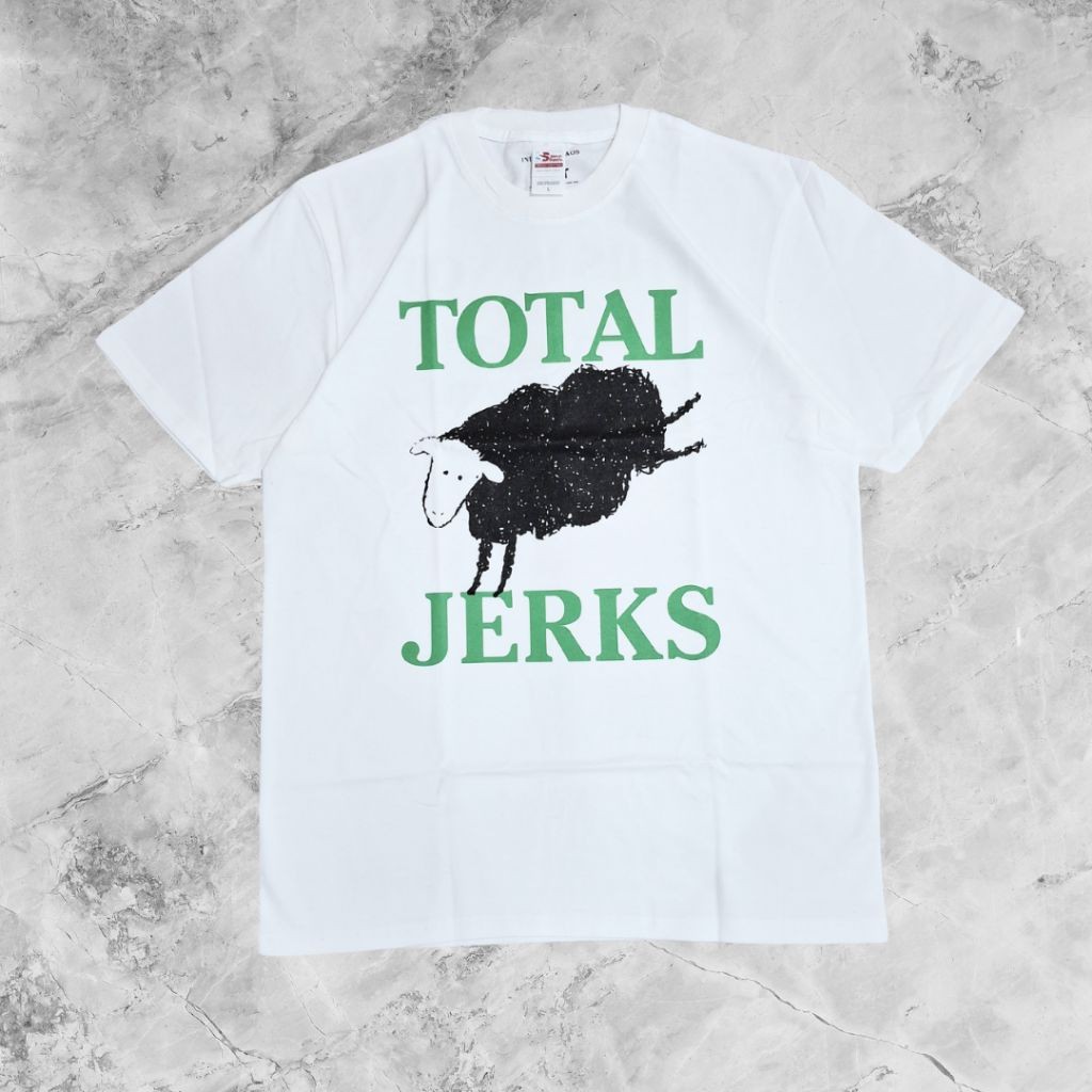 (COD) Tshirt Total Jerks - Ini bukan kaos Minor Threat (Putih) Original Merchandise