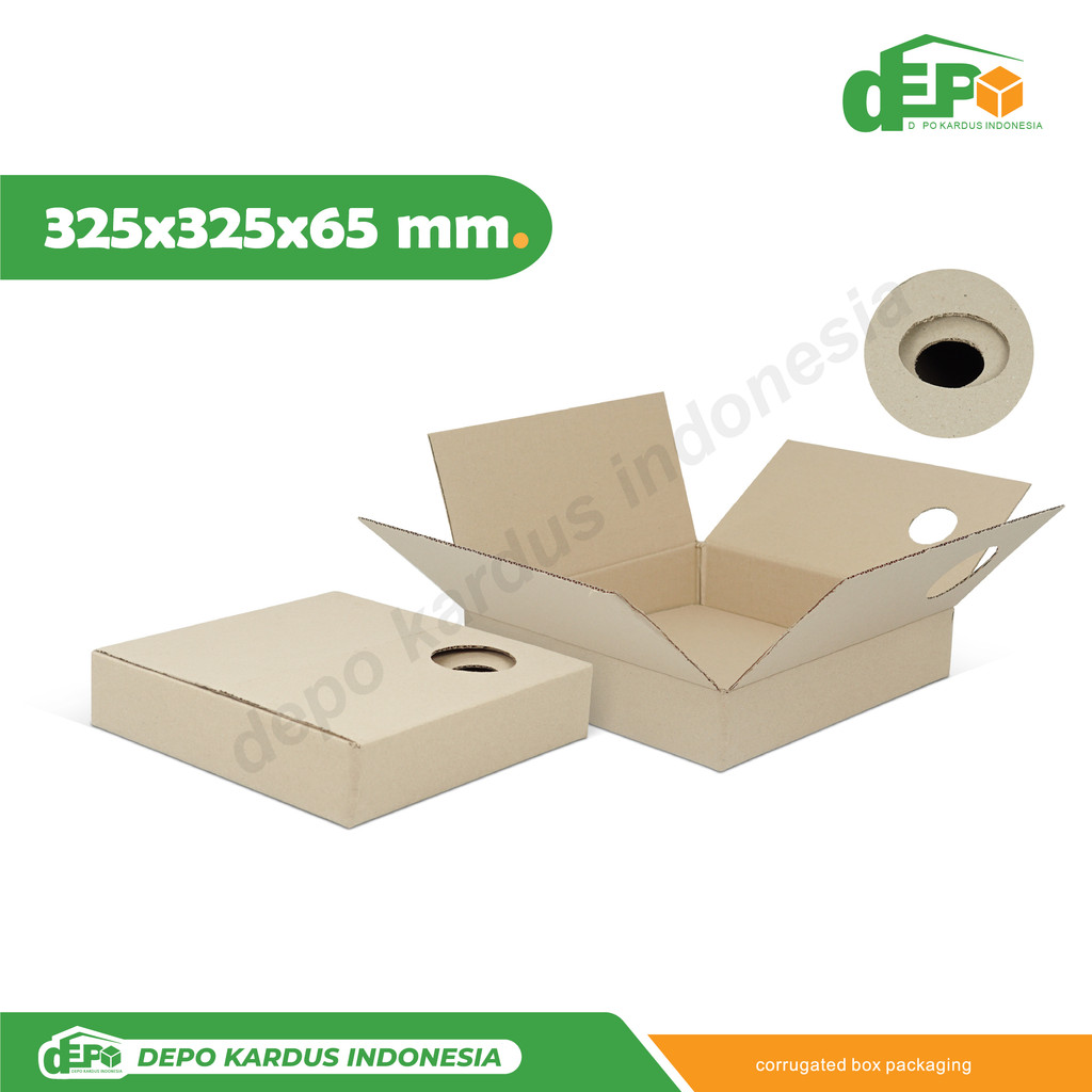 

Box 325x325x65 (ABI-T65 MZK) Kardus/Karton/normal/AMDK/allmedium/tinggi6