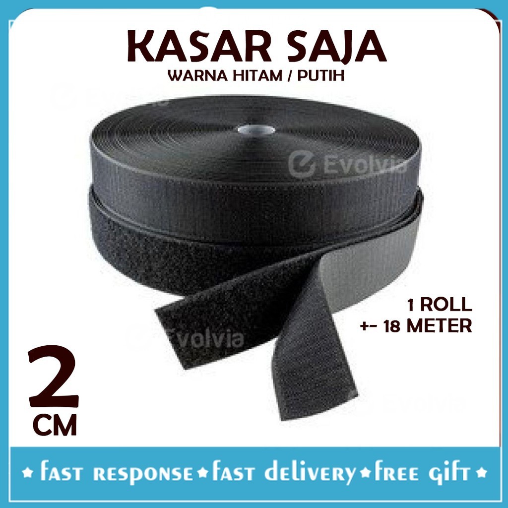 

VELCRO 2 CM MAGIC TAPE KASAR 18 METER - Evolvia