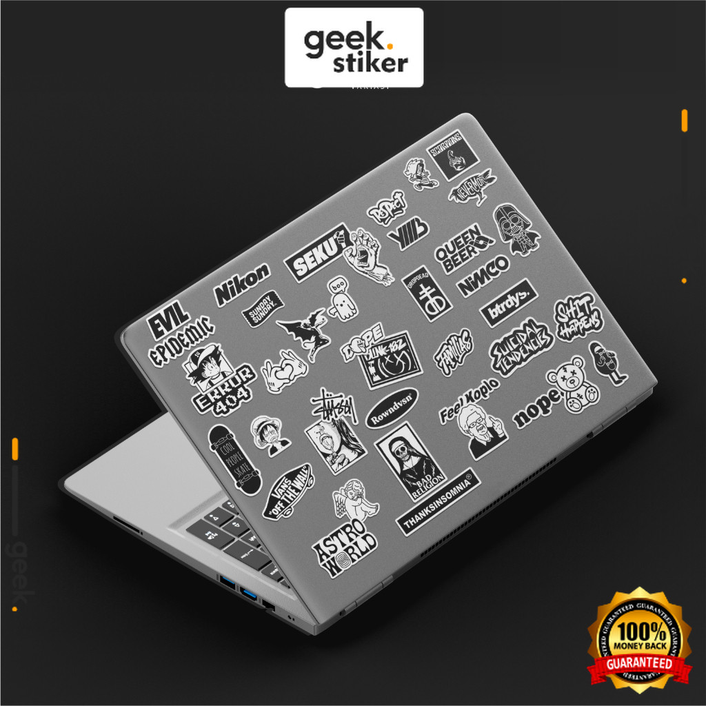 

Stiker Hitam Putih Aesthetic | Stiker Black & White Vinyl Waterproof | Stiker Laptop Motor HP Koper