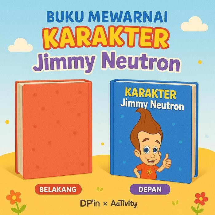 

DpinxAaTivityBuku Gambar Mewarnai [ JIMMY NEUTRON ] Anak Karakter Lucu – Edukasi & Hiburan Kreatif | Buku Aktivitas Belajar Menggambar untuk PAUD TK SD - A4