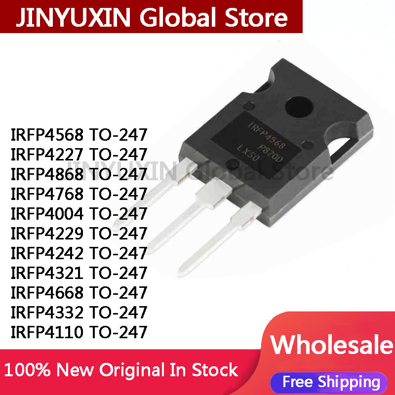 5Pcs IRFP4568 IRFP4227 IRFP4868 IRFP4768 IRFP4004 IRFP4229 IRFP4242 IRFP4321 IRFP4668 IRFP4332 IRFP4