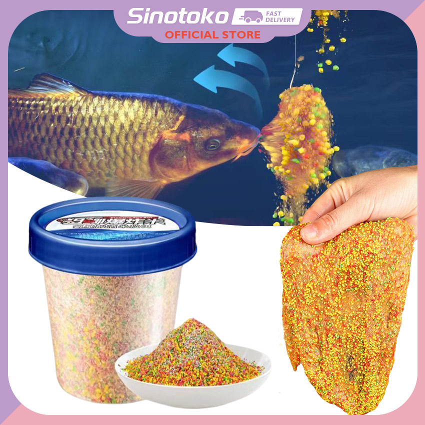 Bom Umpan Pancing Air Tawar 100g – Remah Pelet Bandul Tahan Lama 6 Jam, Aroma Udang & Cumi, Cocok un