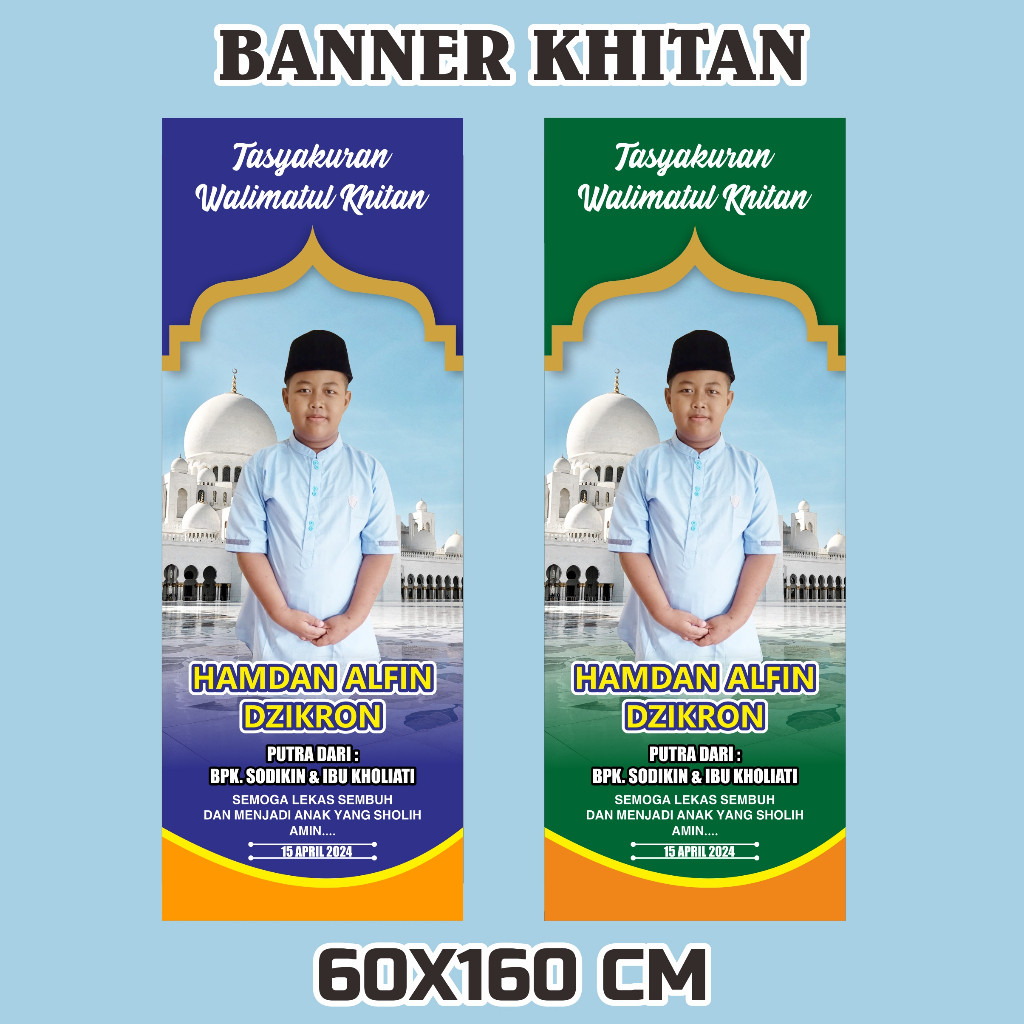 Banner Khitan Tasyakuran Khitan di Khitan