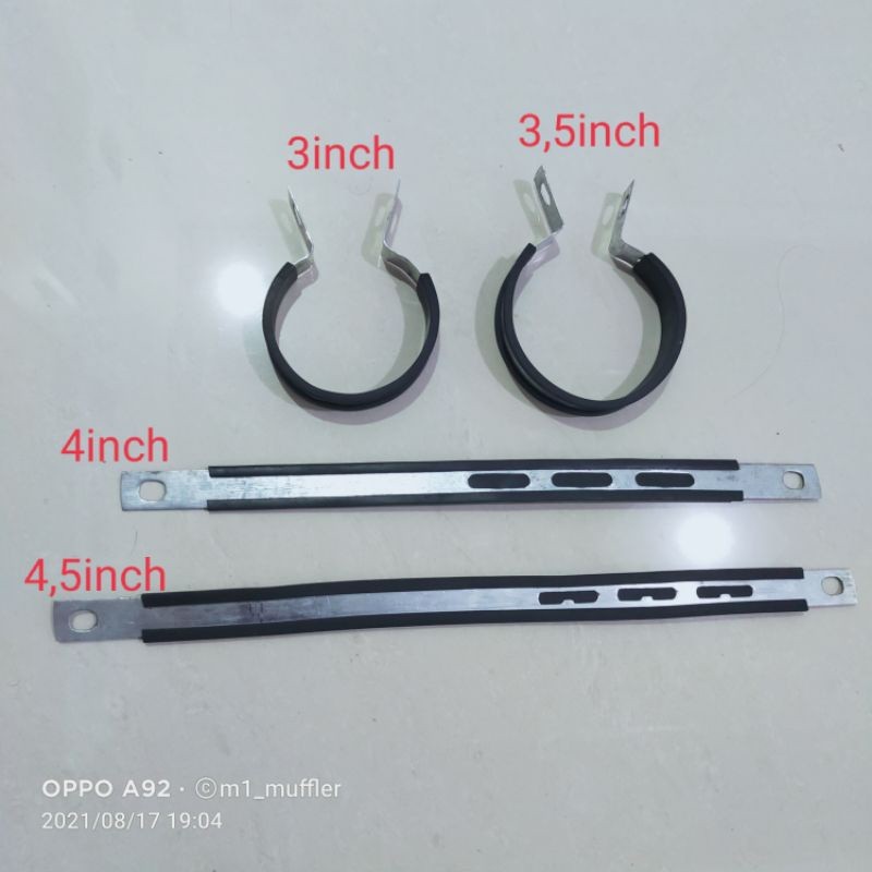 Clamp Bracket Gantungan Knalpot Racing