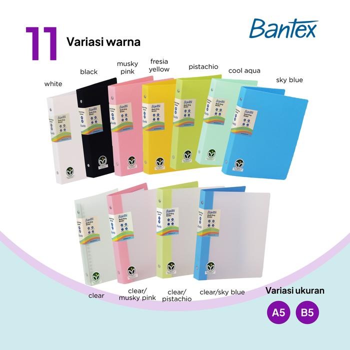 

Bantex Trendy B5 Binder 26 3526 07 White CO