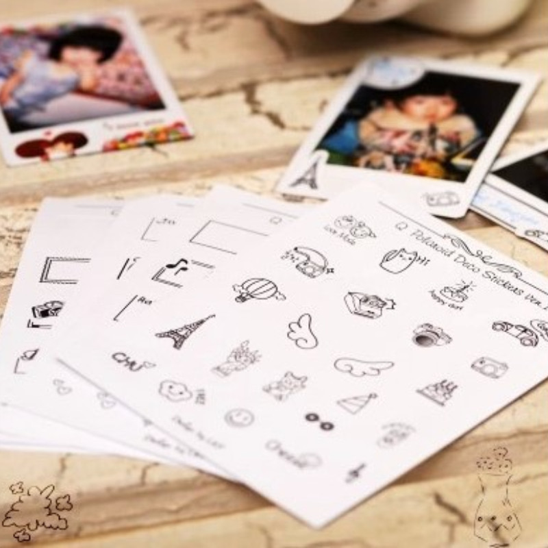 

7pcs Icon Cute Decorative Sticker Pad Planning Budget Journal Self Adhesive Album Photo Sticker for Scrapbooking Kid Baby Shower