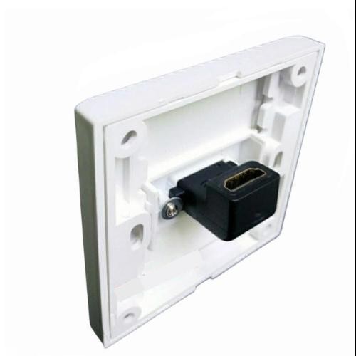 Wall Face Plate / Outlat Socket HDMI Single Howell - HDMI Bengkon