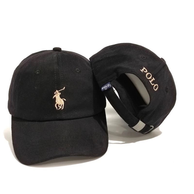 Topi Baseball Pria Wanita Bordir Polo High Quality/ Topi Polo Basic Dewasa Unisex Kekinian/ Topi Dis