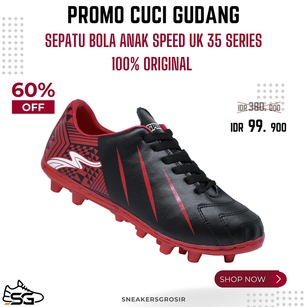 Sepatu Bola Anak Speed Series 100% ORIGINAL | SEPATU BOLA Anak UK 35