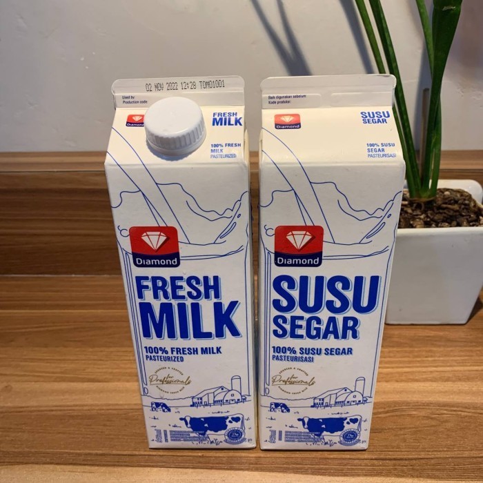 

Diamond Susu Segar Fresh Milk Plain 946 ml Pasteurised Pasteurisasi