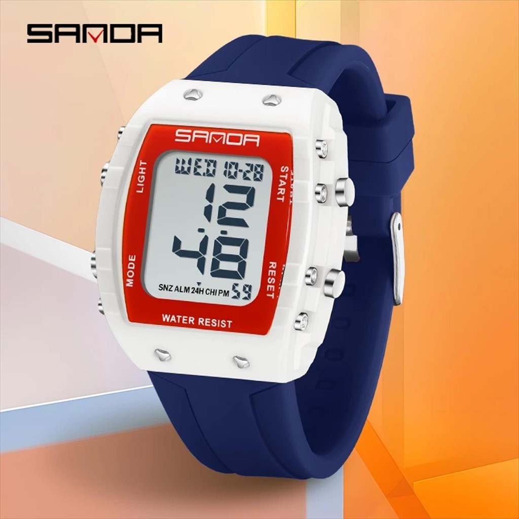 Jam Tangan Digital Pria 2175 SANDA Water Resist Original