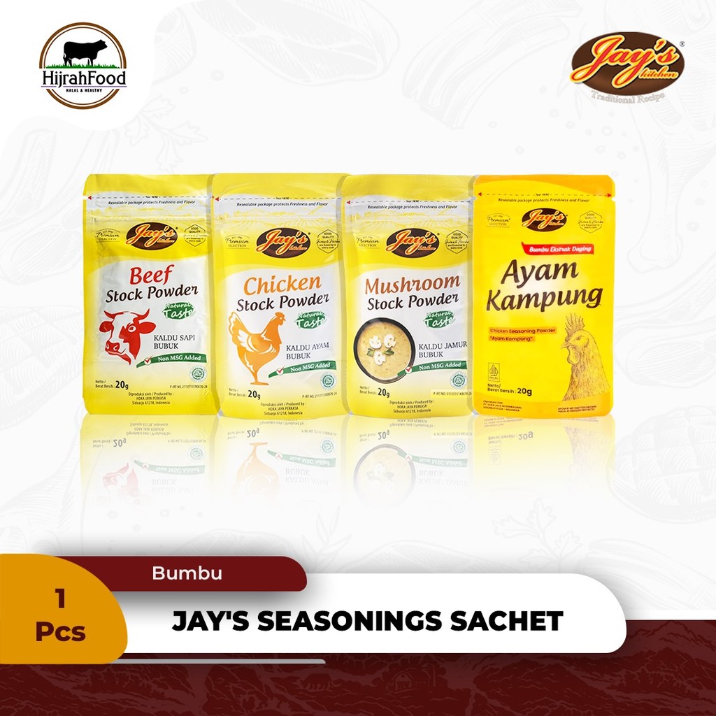 

Jay's Kitchen Stock Powder Zip Lock | Kaldu Bubuk Non MSG