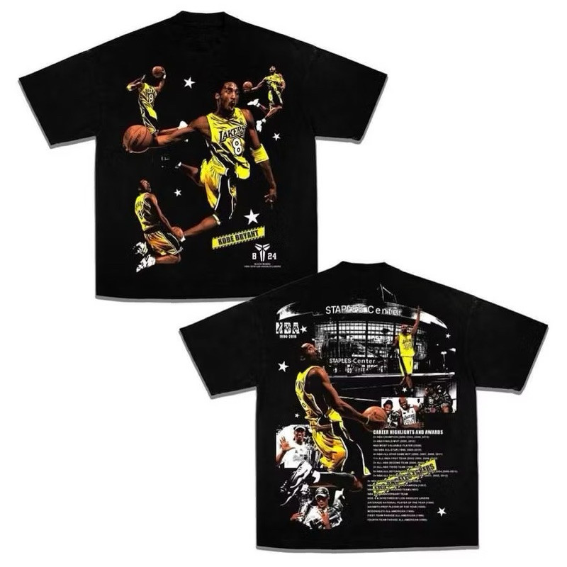 (COD) KAOS BAJU KOBE BRYANT OVERSIZE TSHIRT HITAM ORIGINAL