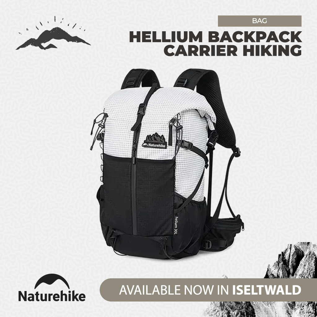 Naturehike Heilium Backpack CNK2300016 CNK2300BB017 Tas Ransel Carrier Hiking Outdoor