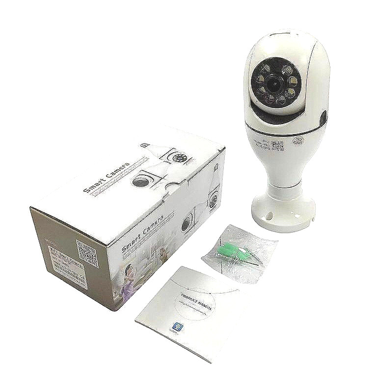 MKC KIMISO Smart Kamera CCTV  E27 Panoramic Panaroma E27 Smart 380v Brain Power With Night Vision