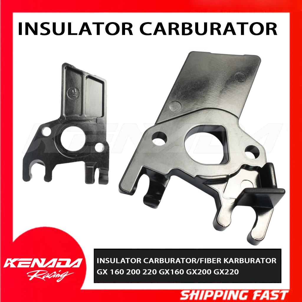 GX INSULATOR CARBURATOR / FIBER KARBURATOR GX 160 200 220 GX160 GX200 GX220