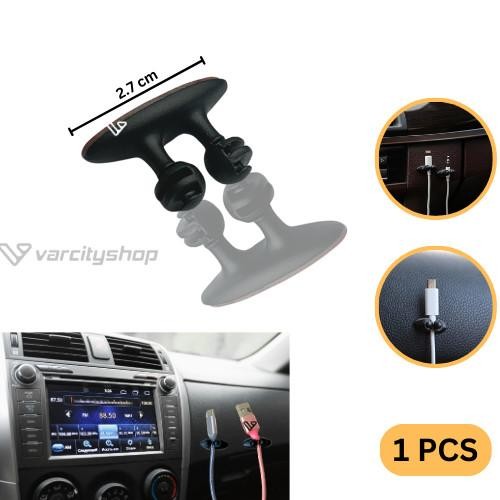 Klip Kabel Klem Jepit Perapih Cable Listrik Tempel Dinding Perekat