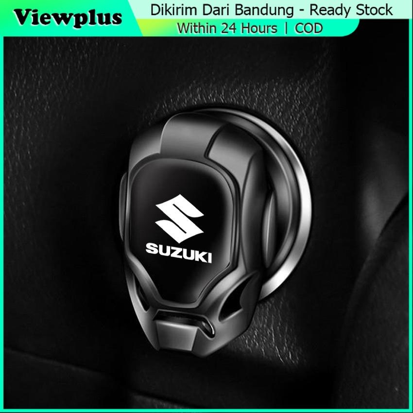 Engine Cover Start Stop Button dengan LOGO Suzuki Tutup Penutup Tombol Mobil Start Stop Engine Cover