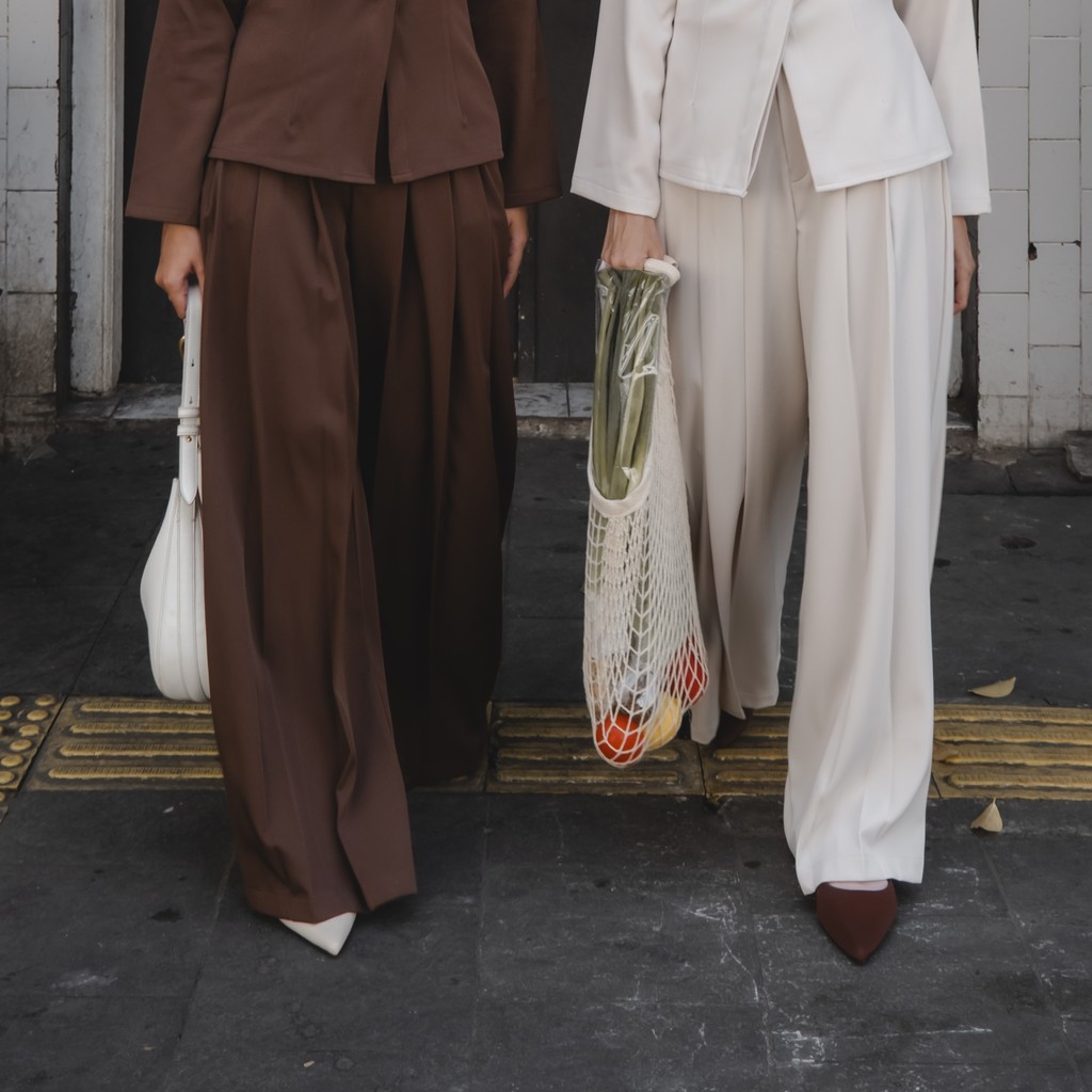 PASTELLY OUTFIT - Power Lines - Verse Pleats Pants