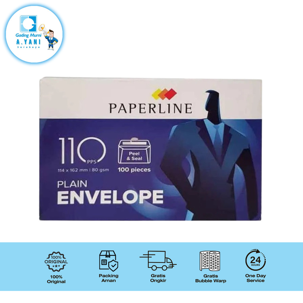 READY STOCK AMPLOP 110 ENVELOPE PAPERLINE