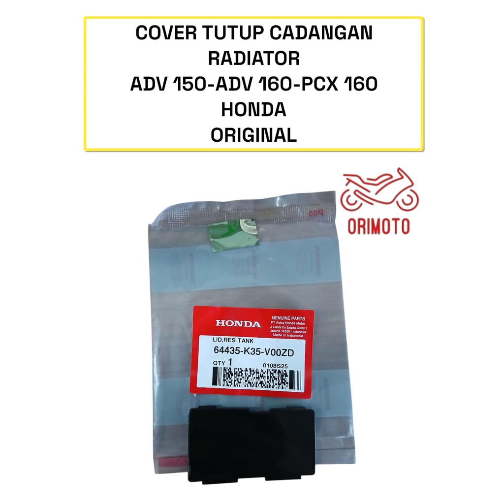 ORIMOTO-COVER TUTUP CADANGAN RADIATOR ADV PCX 150 160 HONDA 64435-K35-V00ZD ORIGINAL
