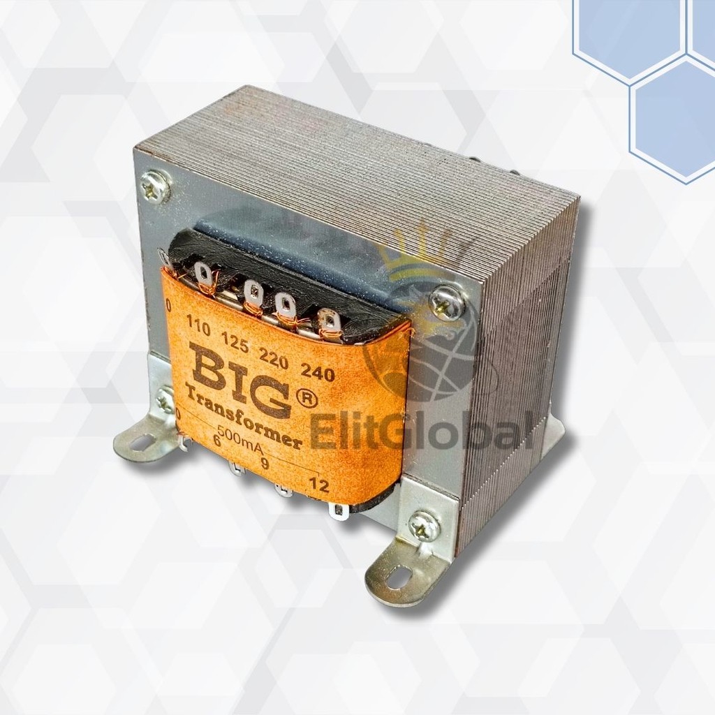 Trafo BIG 3A CT 30 Ekstra - Output Multiple 6-12V 500mA Stabil