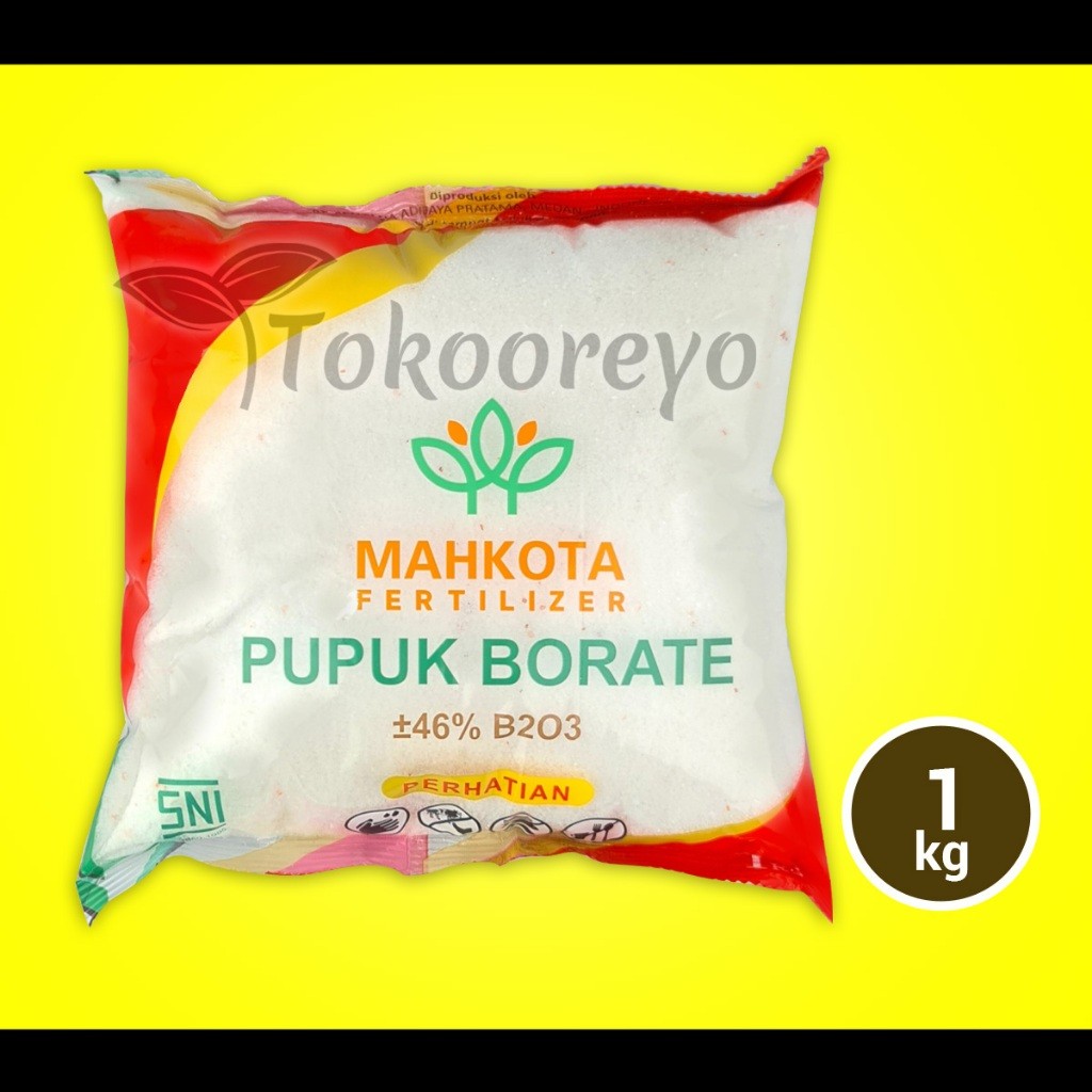 Pupuk Mahkota Borat Borate 1 Kg Kemasan Pabrik