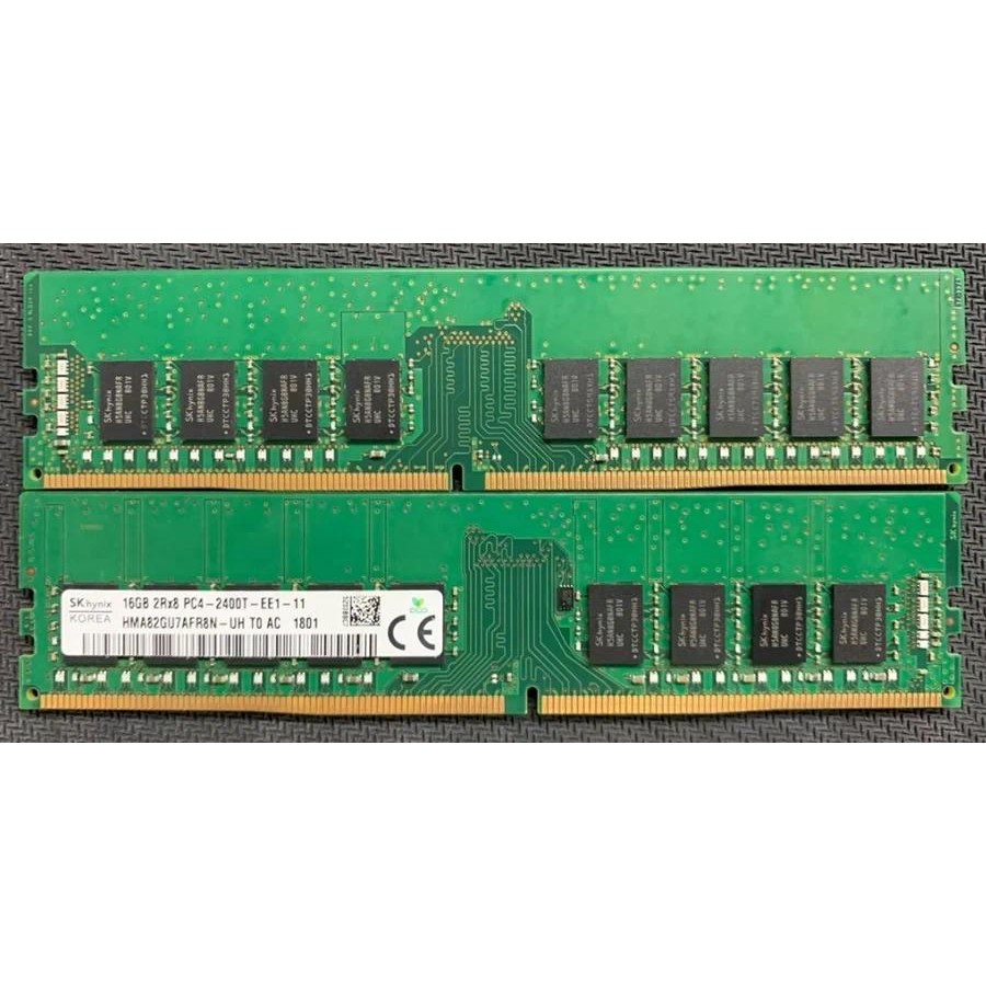 SK Hynix 8GB 16GB 32GB 1Rx8 2Rx8 2133P 2400T 2666V 2933Y 3200AA PC4 Pure ECC UDIMM RAM workstation U