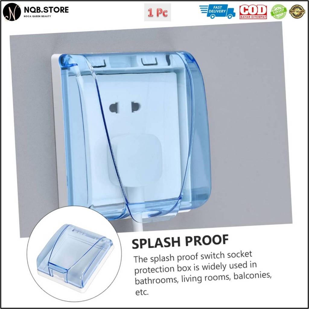 NQB - Penutup Steker Colokan Listrik Pelindung Kabel Saklar Dinding Type 86 Pengaman - Indoor Outdoo