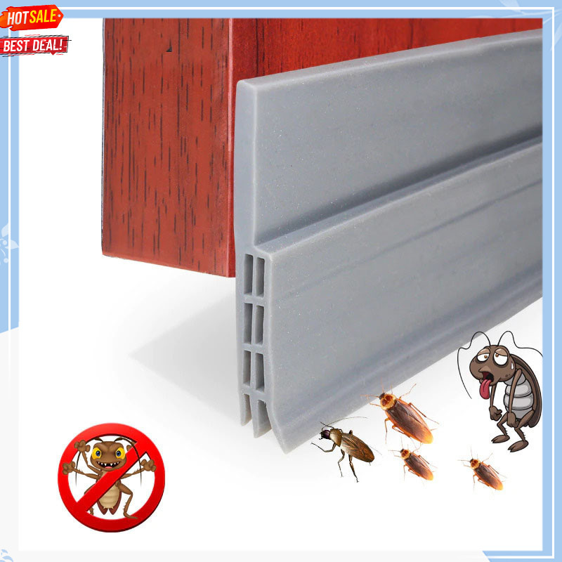 EPS5 Lis Pintu 100 CM  Lis Penghalang Pintu  Penghalang Debu Serangga Rumah Penutup Celah Pintu Peli