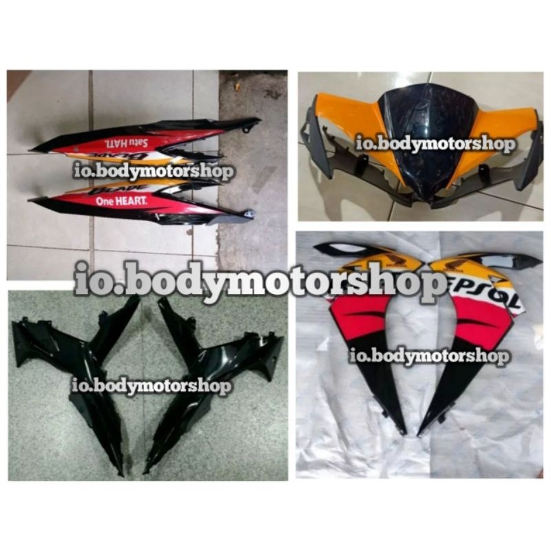 cover body halus Honda Blade new Repsol Honda Blade new 125 (bisa satuan)
