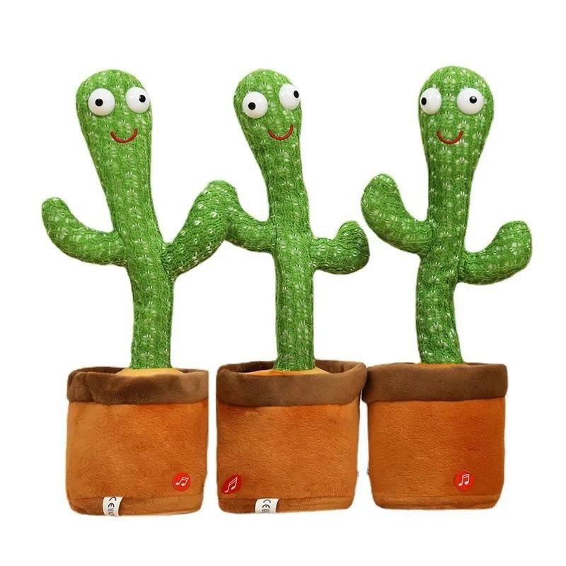 Magic Twist Talking Cactus Toy Dancing Cactus Swing Singing