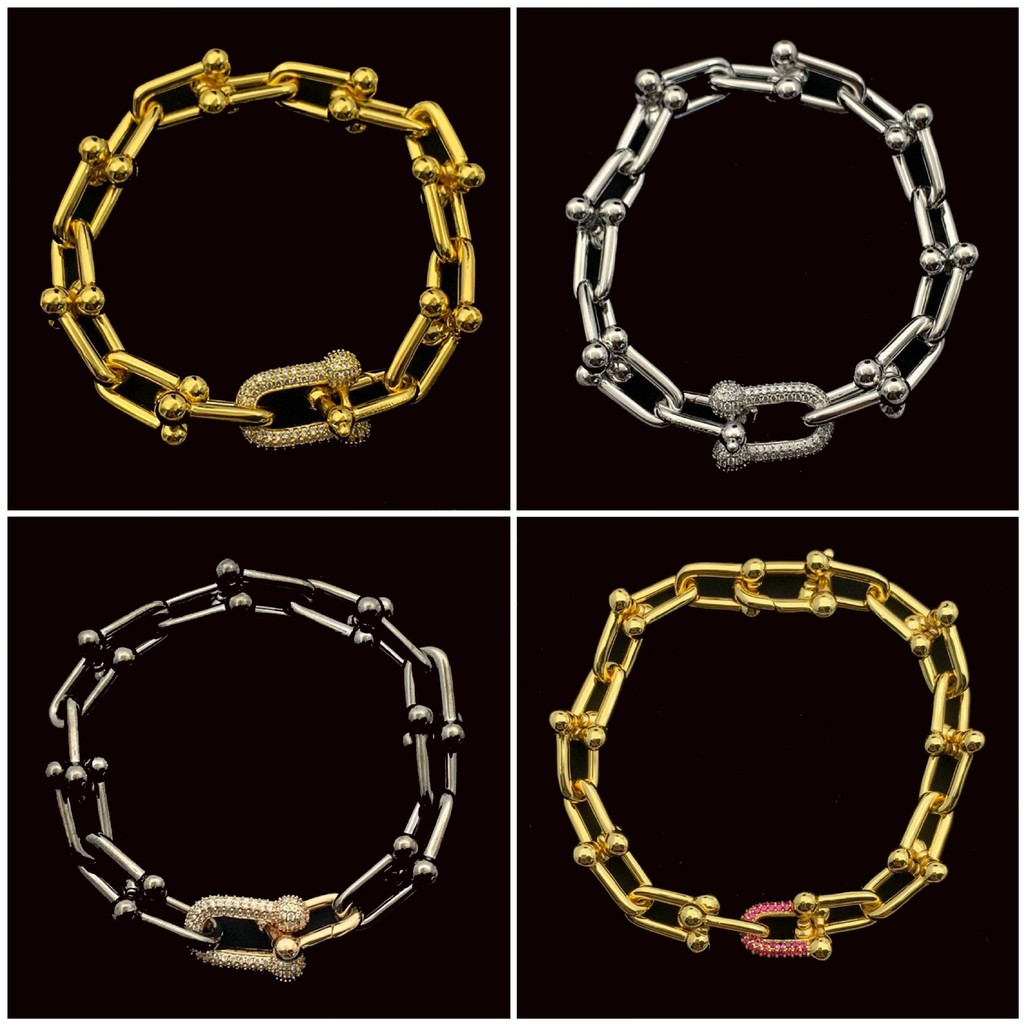 Gelang, perhiasan tapal kuda antik, kuningan wanita.