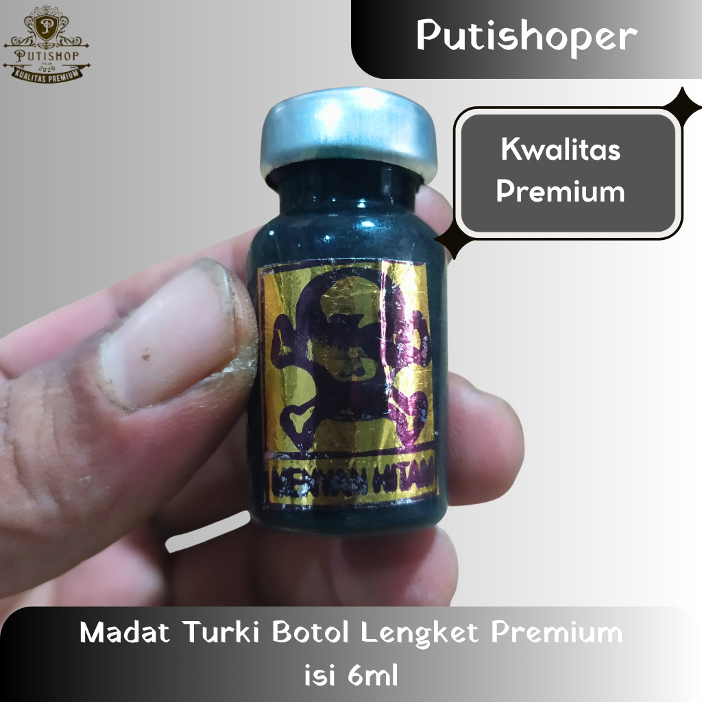 Menyan Madat Candu Hitam Turki Botol Premium isi 6ml Lebih Wangi