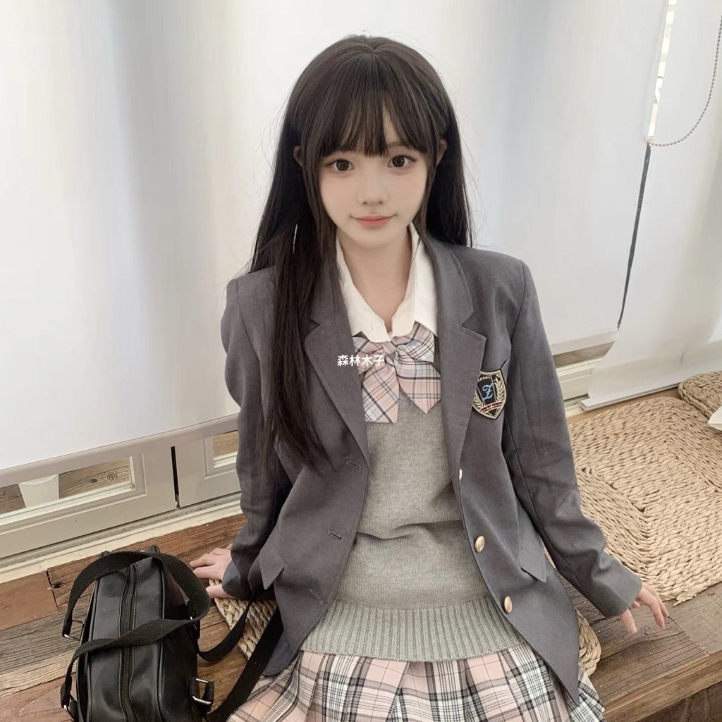 Seragam JK wanita, jas, jaket, seragam sekolah