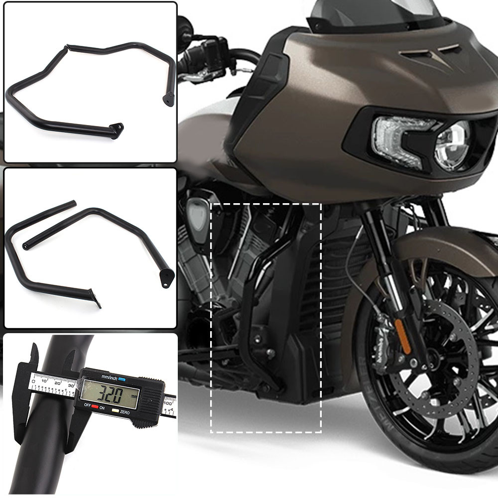 Motorcycle Engine Guard Crash Bar Highway Bumper Frame Protection for Inan allenger Pursuit Roadmast
