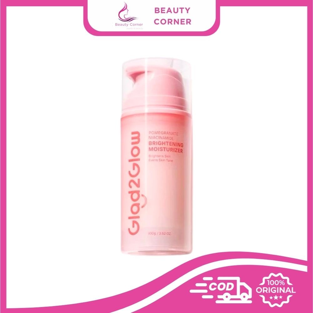 Glad2Glow Pomegranate 5% Niacinamide Brightening Moisturizer - 100gr
