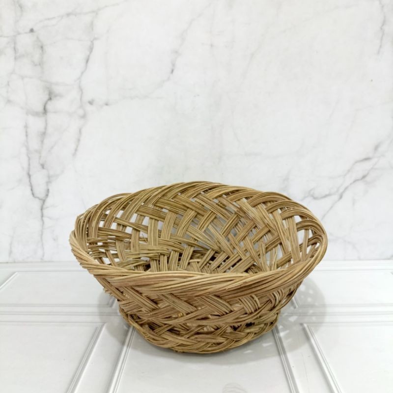 KERANJANG BH ROTAN/ KERANJANG BUAH ROTAN ANYAMAN