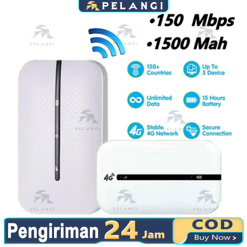 MIFI MODEM WIFI 4G UNLOCK OPERATOR Perdana COD By.u/ 150 Mbps 4G Portable Mobile WiFi USB Mobile WiF
