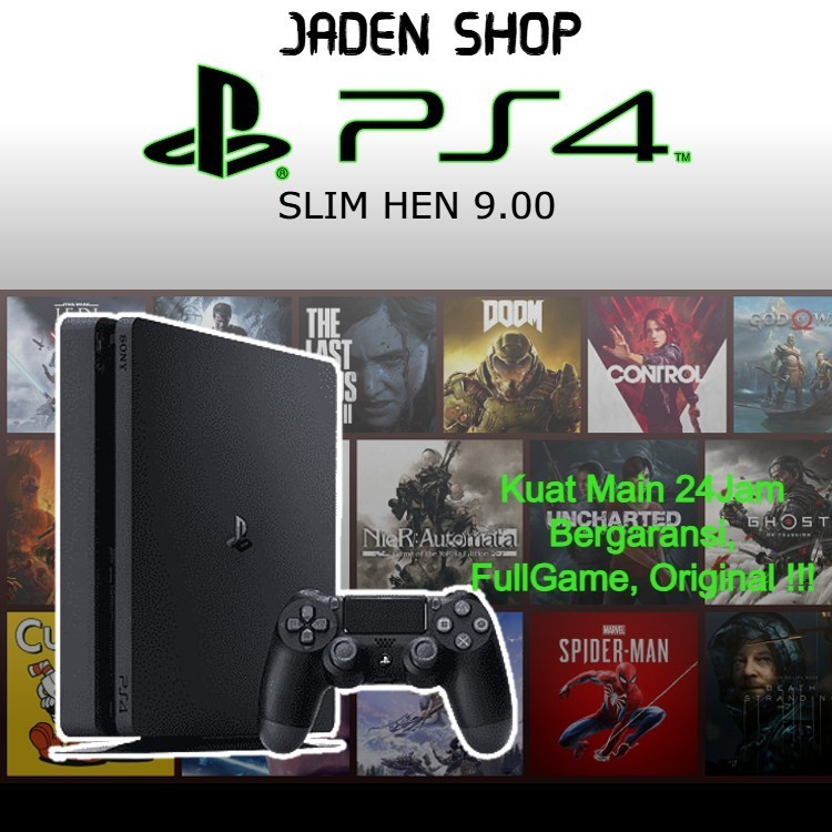 PS4 Slim Playstation HEN 1TB Full Game//ps gameMurah
