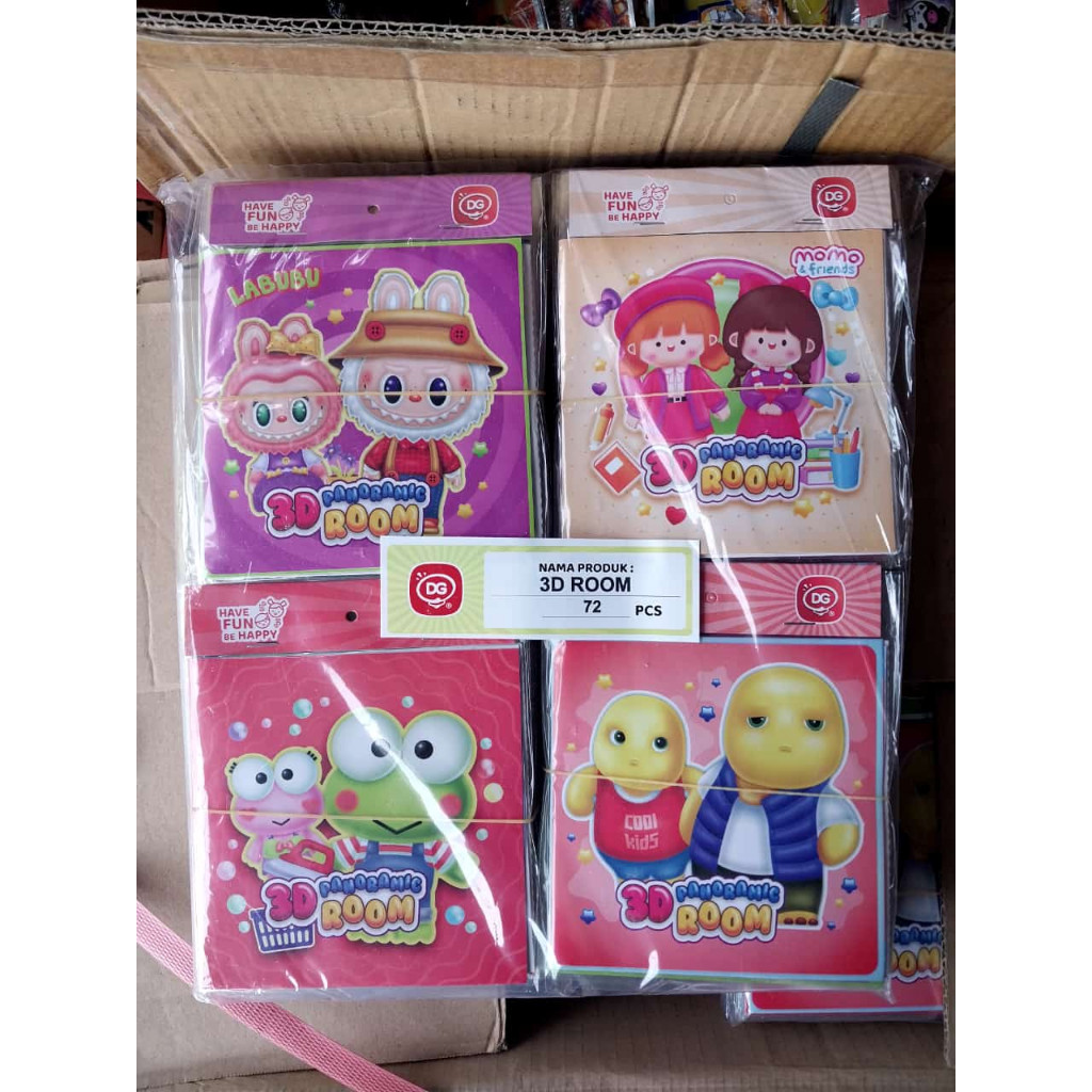 [ ZAGI COLLECTION ] MAINAN EDUKASI 3D ROOM PANORAMIC DG/ MAINAN 3D PANORAMIC ROOM / MAINAN EDUKASI