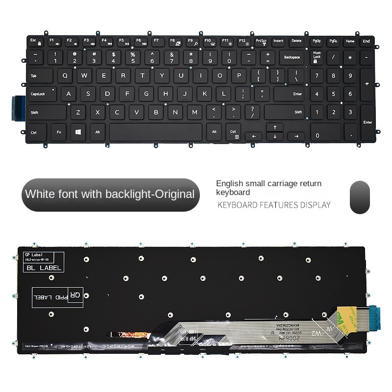 Replace Suit For DELL G3-3579 3779 3590 G5 5587 G7 7588 7590 Laptop Keyboard  With backlight